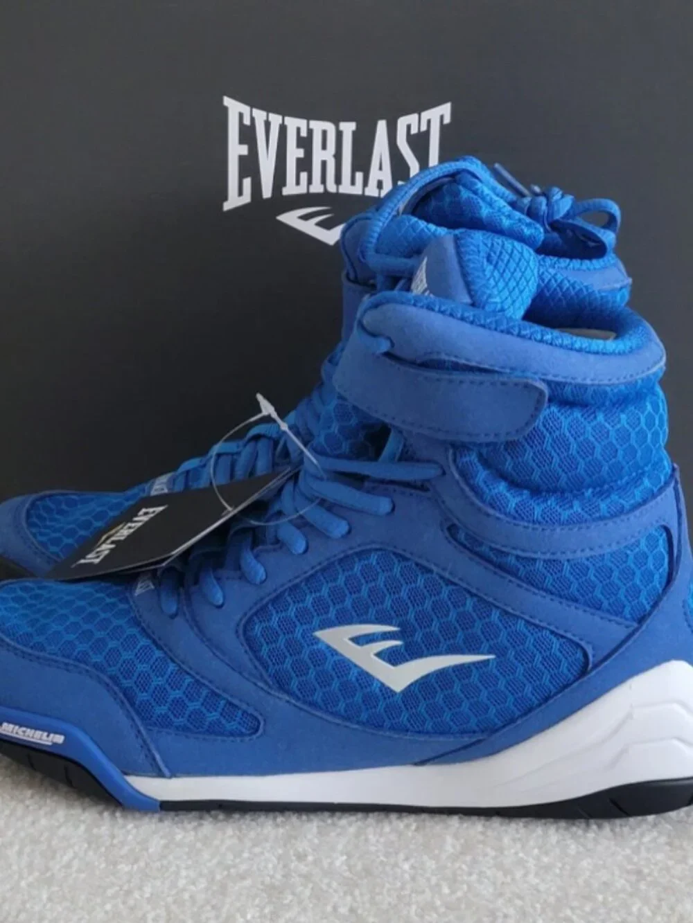 Everlast Elite Boxing Shoes - Size 6, Blue